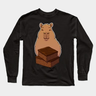 Capybara Brownies Long Sleeve T-Shirt